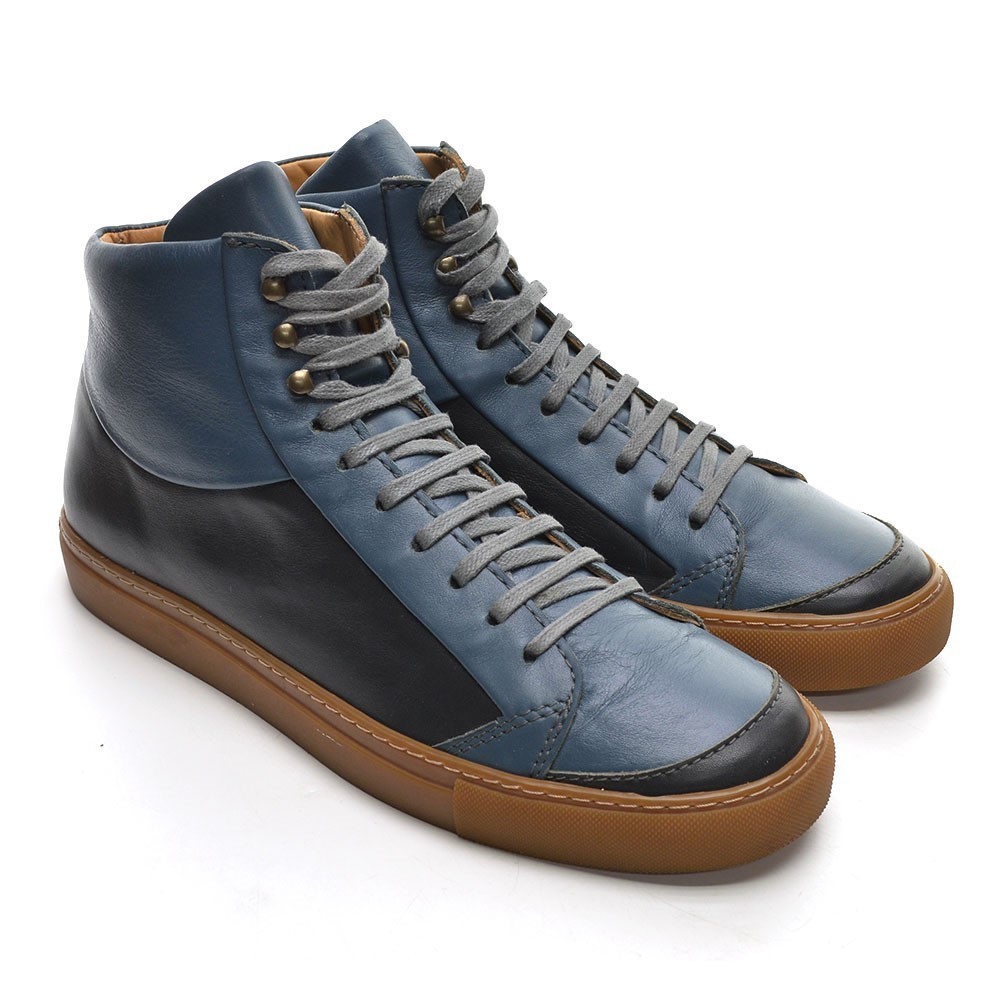 The Generic Man Hi Top Lace Up Sneakers 10 M Handmade